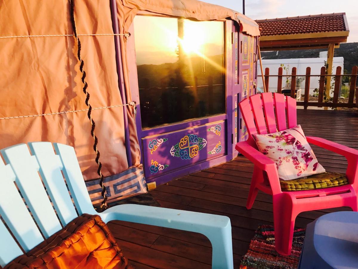 Exclusive Nirvana yurts Glamping Kato Drys Exterior foto