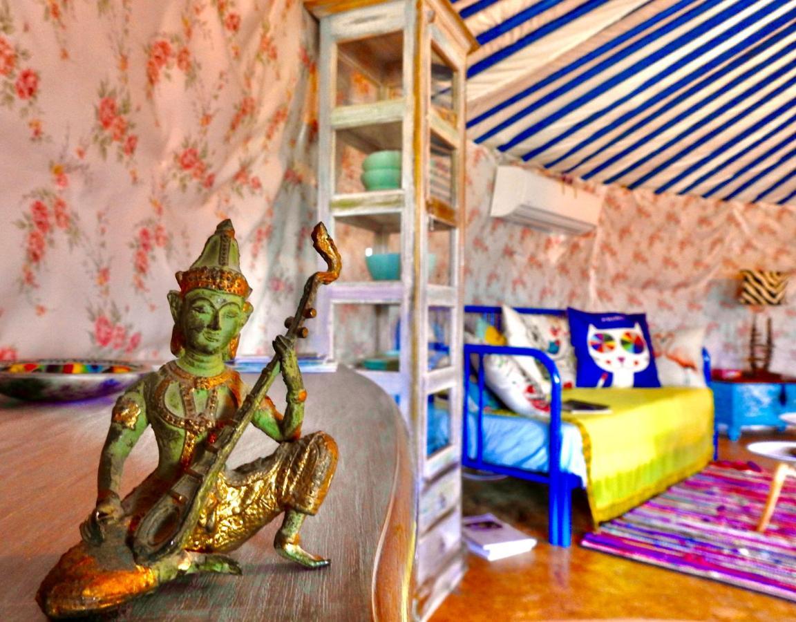 Hotel Exclusive Nirvana yurts Glamping Kato Drys Exterior foto